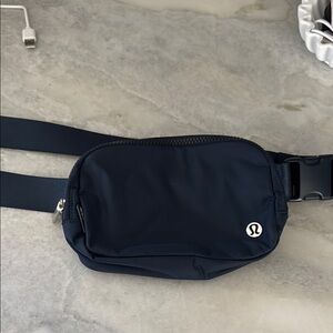 lululemon athletica Navy Belt Bag Minimalist Design